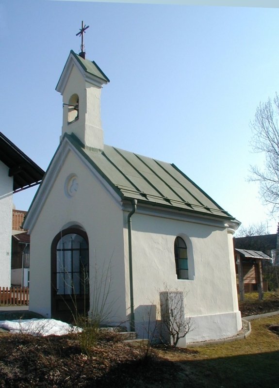Die Dorfkapelle in Kaining in der Gemeinde Hinterschmiding