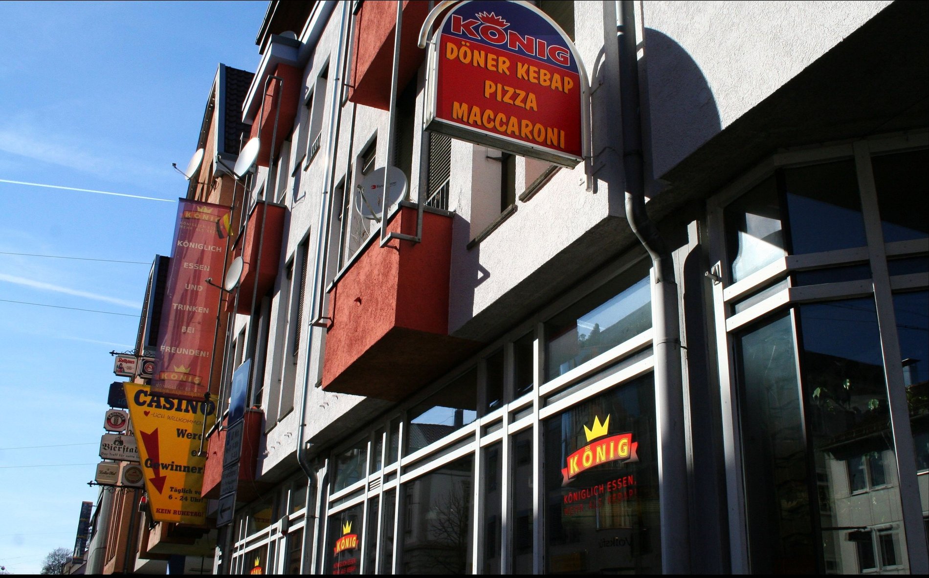 Restaurants in Albstadt: Kebab-Pizza König Geschäftsfront in Albstadt-Ebingen