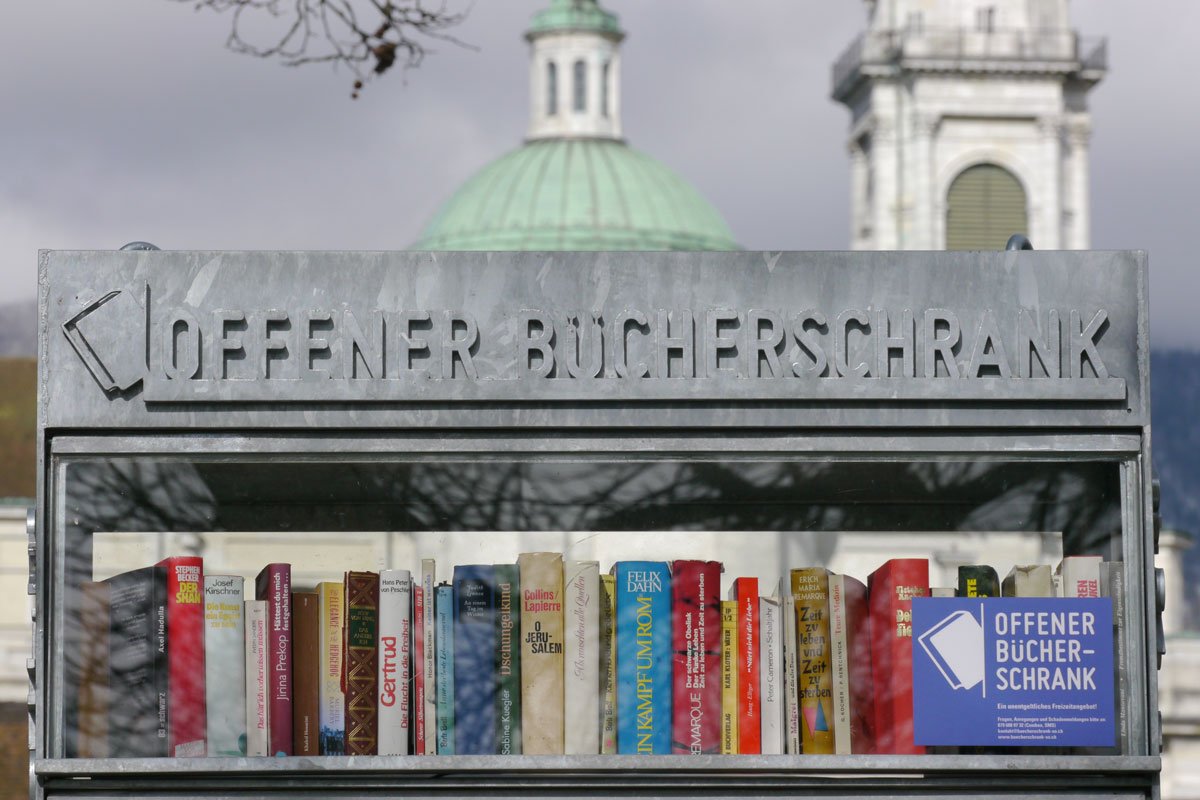 Offener Bücherschrank Kreuzackerplatz