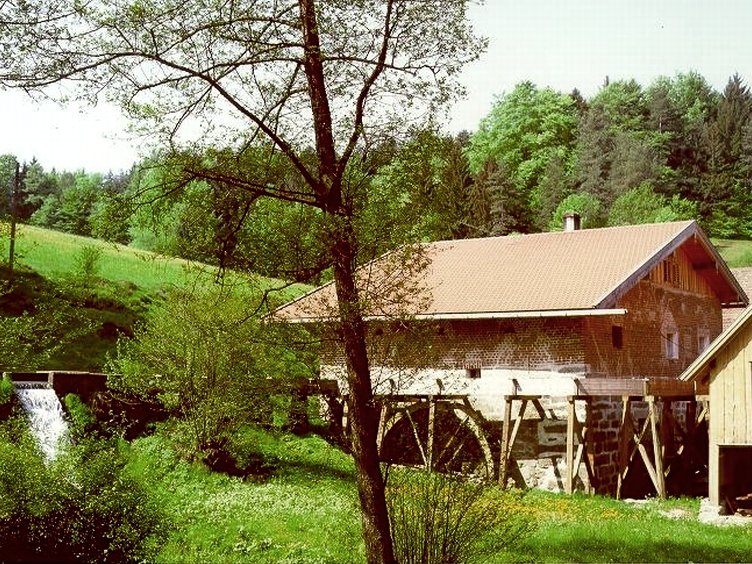 Blick auf die Ginghartinger Mühle bei Thurmansbang im Bayerischen Wald