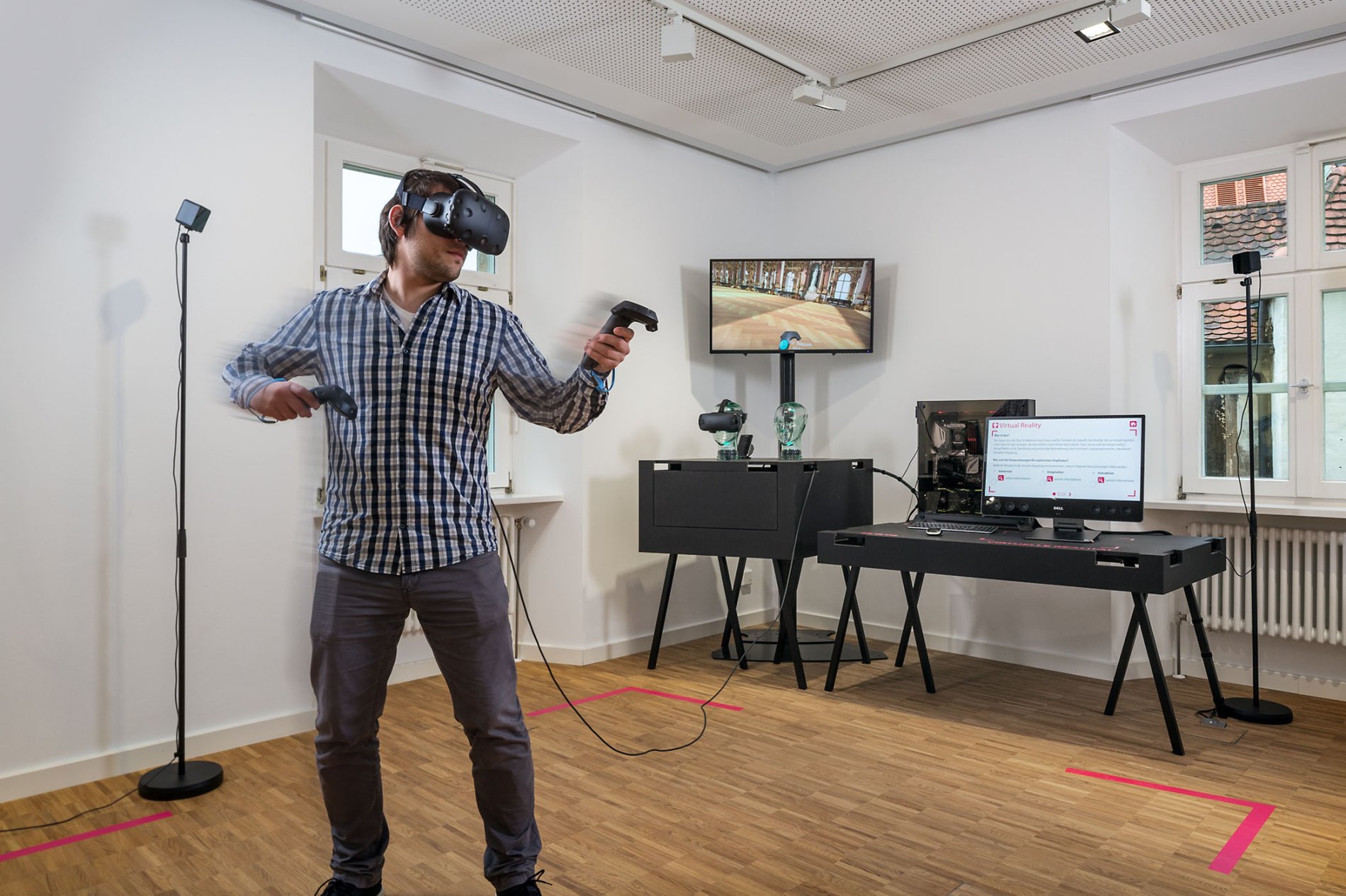 Virtual Reality Brille im BayernLab Nabburg