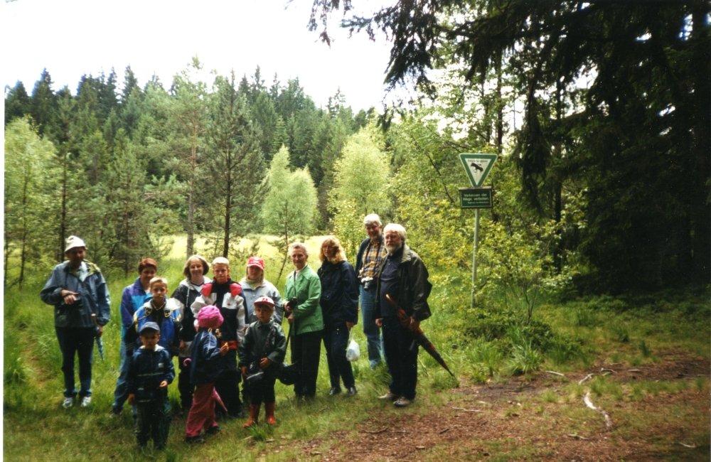 Wanderung im Hochmoor Todtenau in der Gemeinde Kirchberg i. Wald