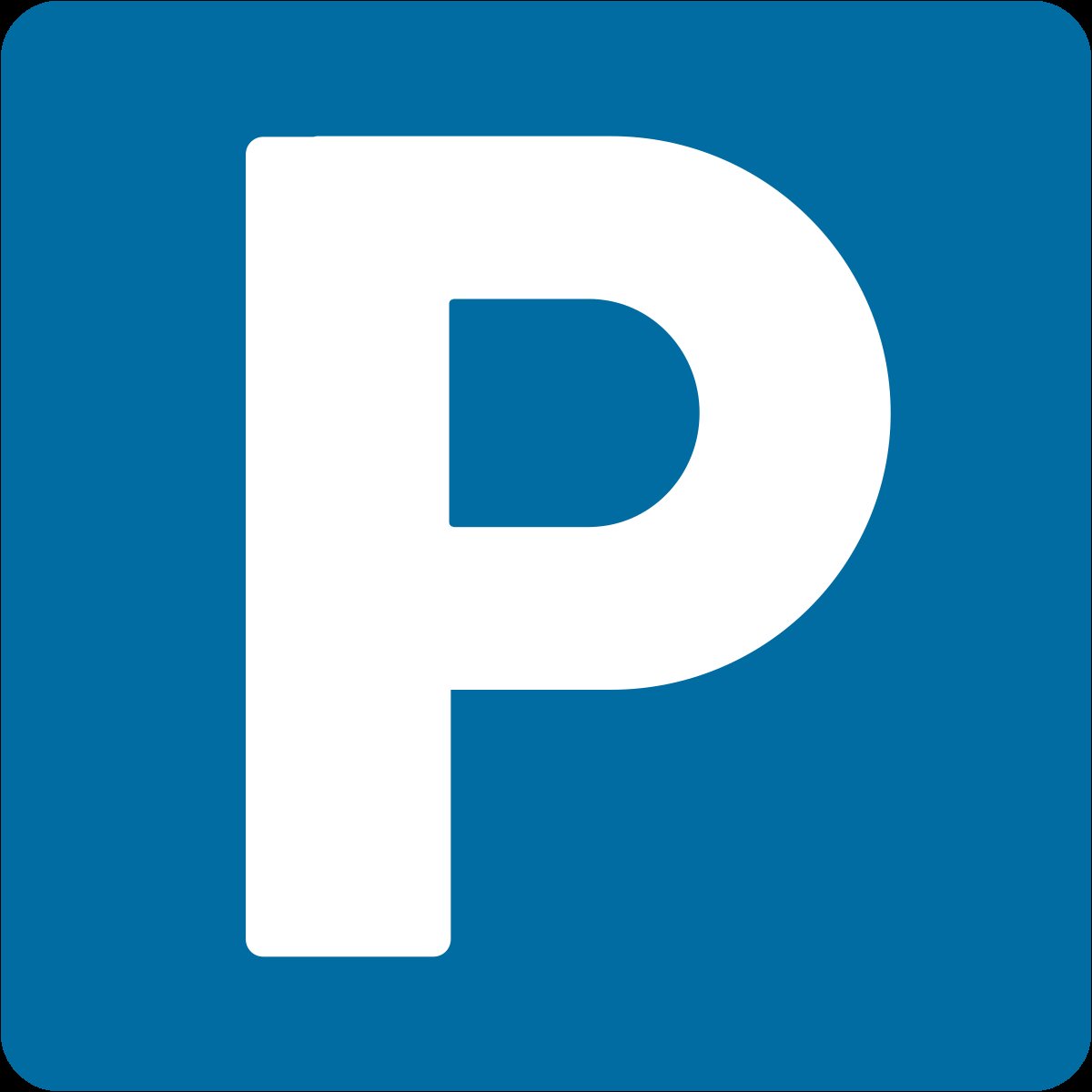 Parkplatz Zeichen