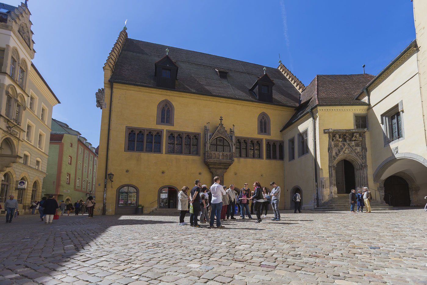 Tourist Information am Rathausplatz in Regensburg