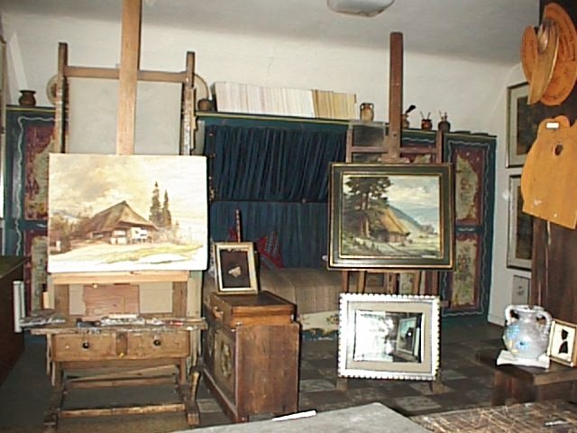 Das Atelier des Malers und Mundartdichters Eugen Falk-Breitenbach aus Hausach
