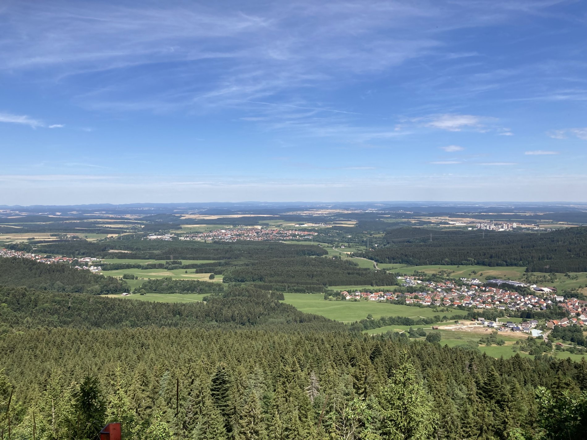 Panoramablick vom Ortenberg