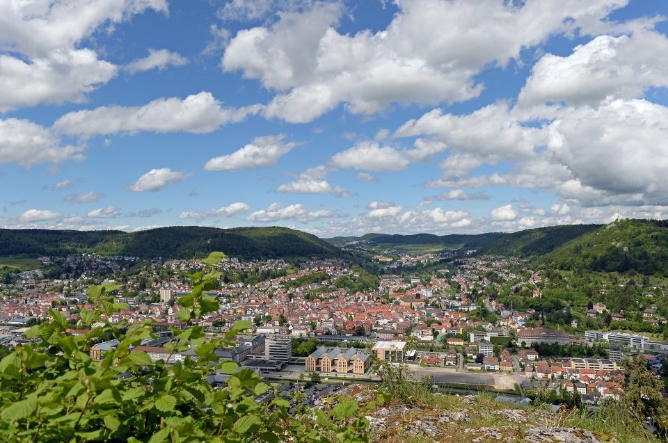 Blick auf Albstadt-Ebingen