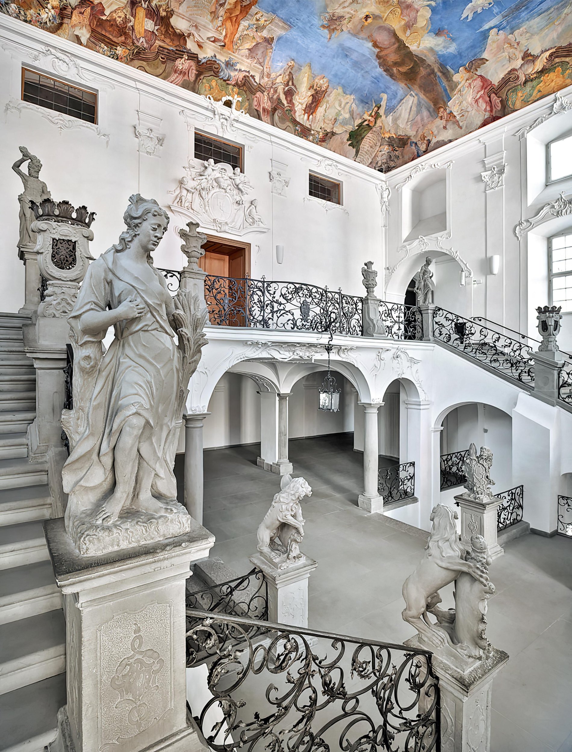 Eingangsbereich Interior Neues Schloss Meersburg