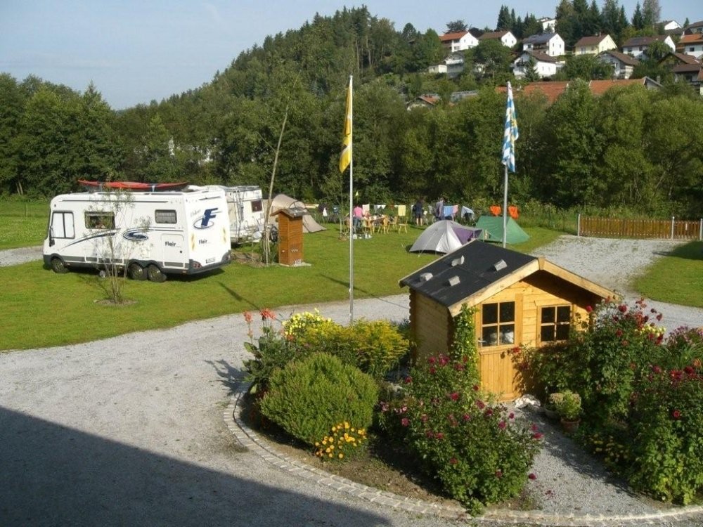 Der Campingplatz in der Kreisstadt Regen
