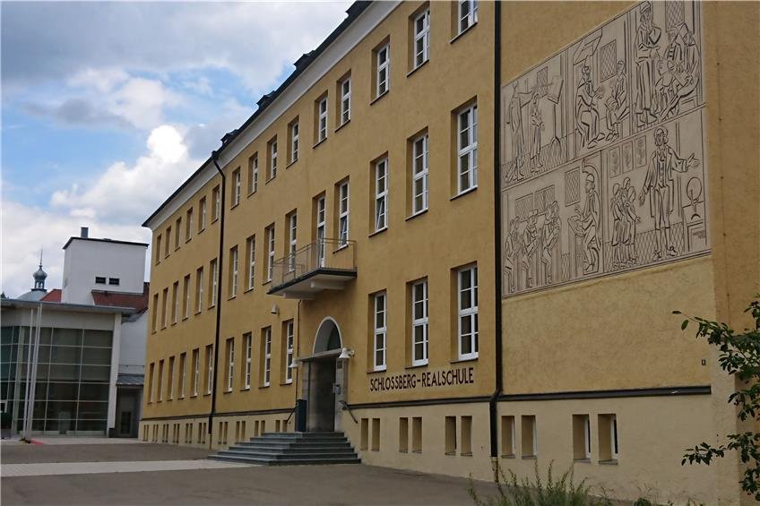 Hauptgebäude der Schlossberg-Realschule in Albstadt-Ebingen