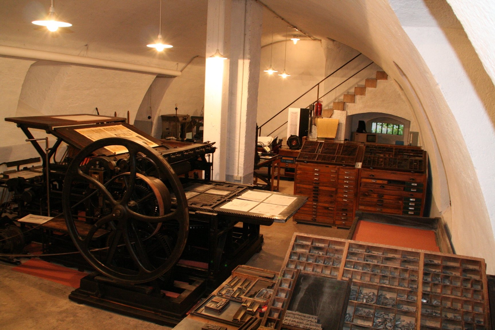 Die historische Buchdruckerei der Schwarzwälder Post in Zell am Harmersbach