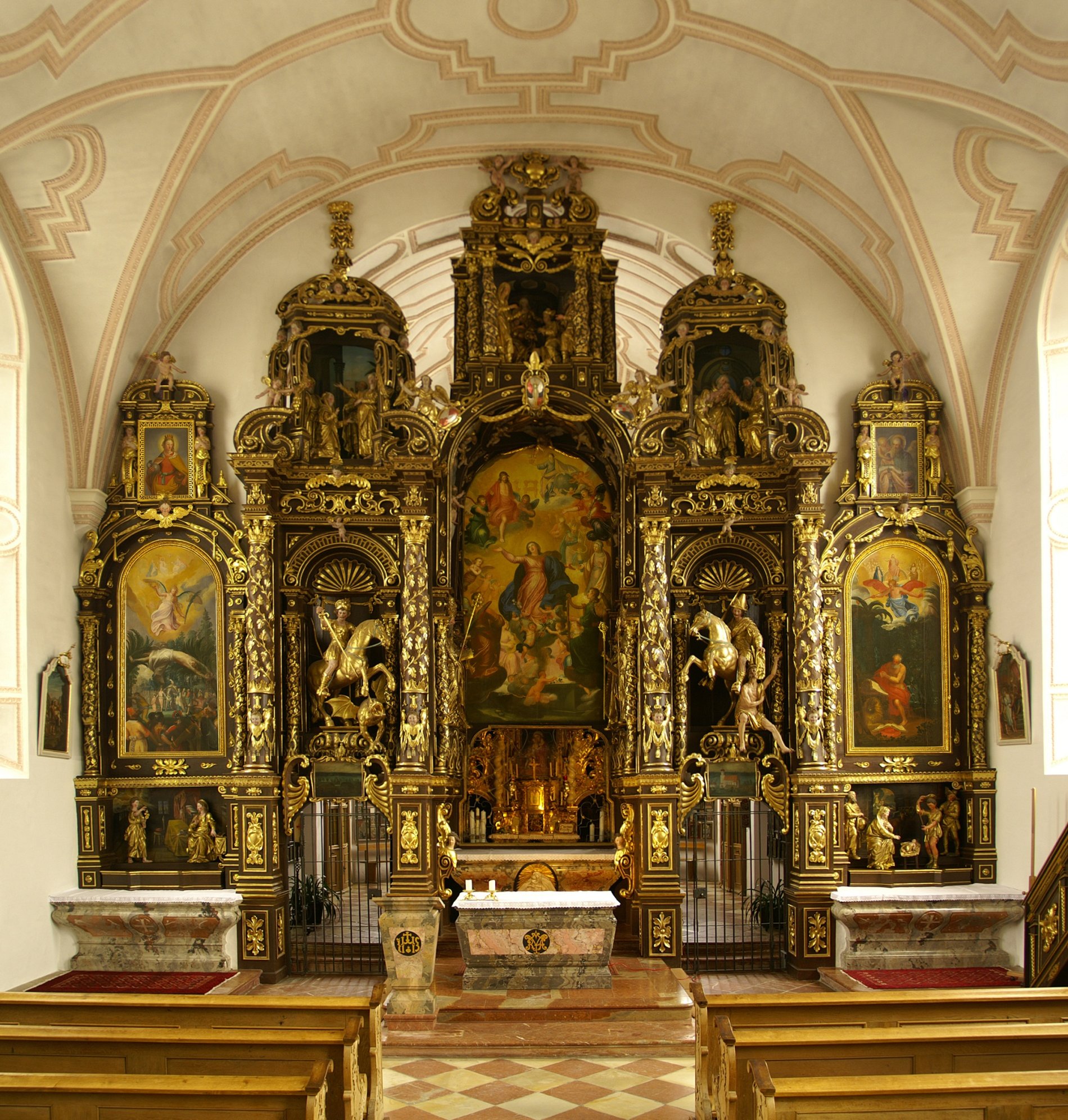 Altar der Wallfahrtskirche Sammarei