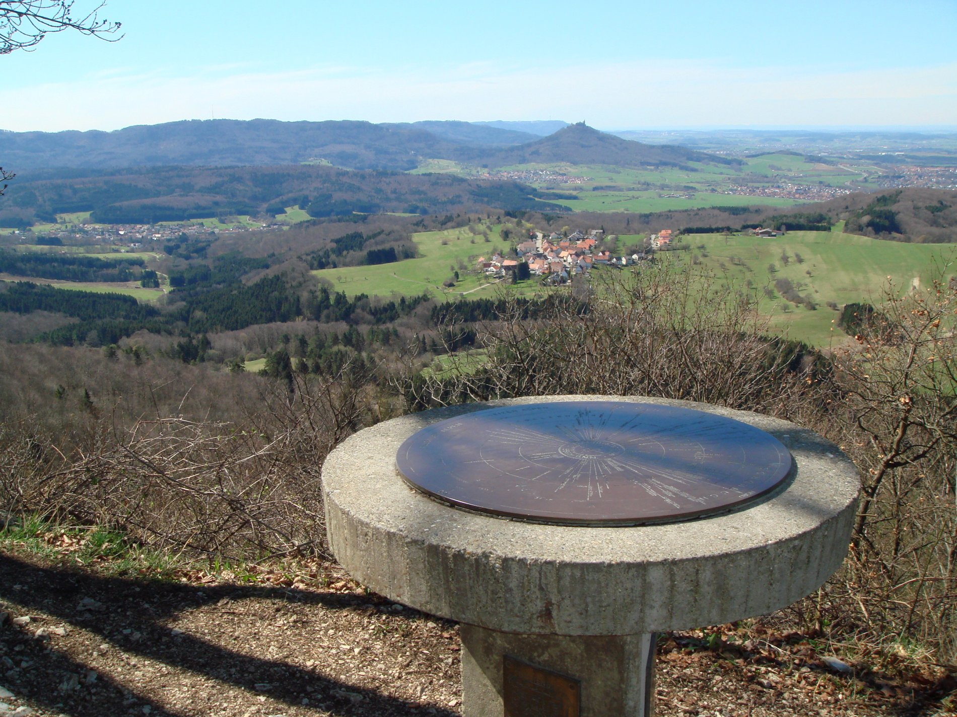 Blick vom Aussichtpunkt Dreifürstenstein