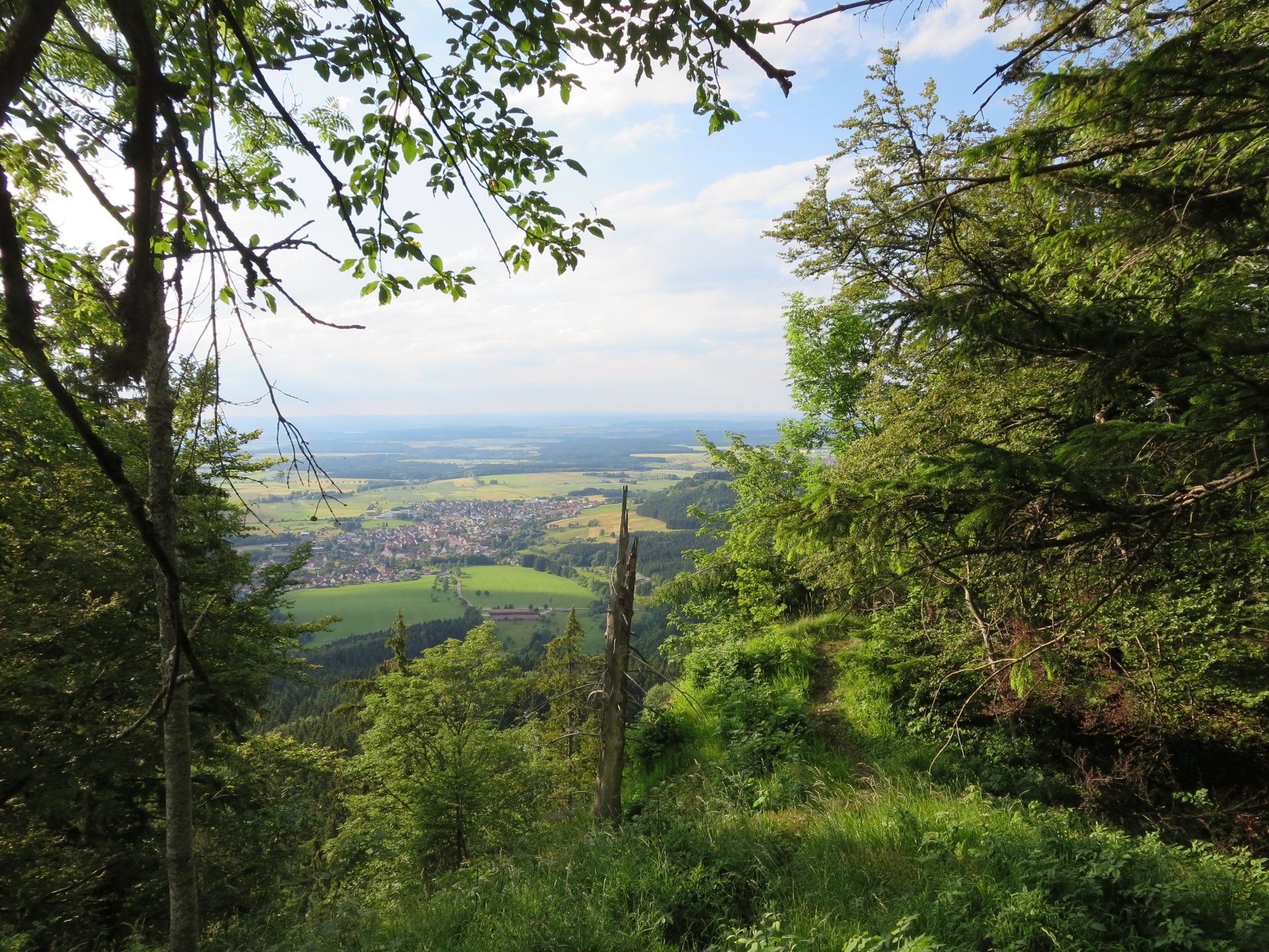 Blick ins Albvorland vom Oberhohenberg, Schömberg-Schörzingen