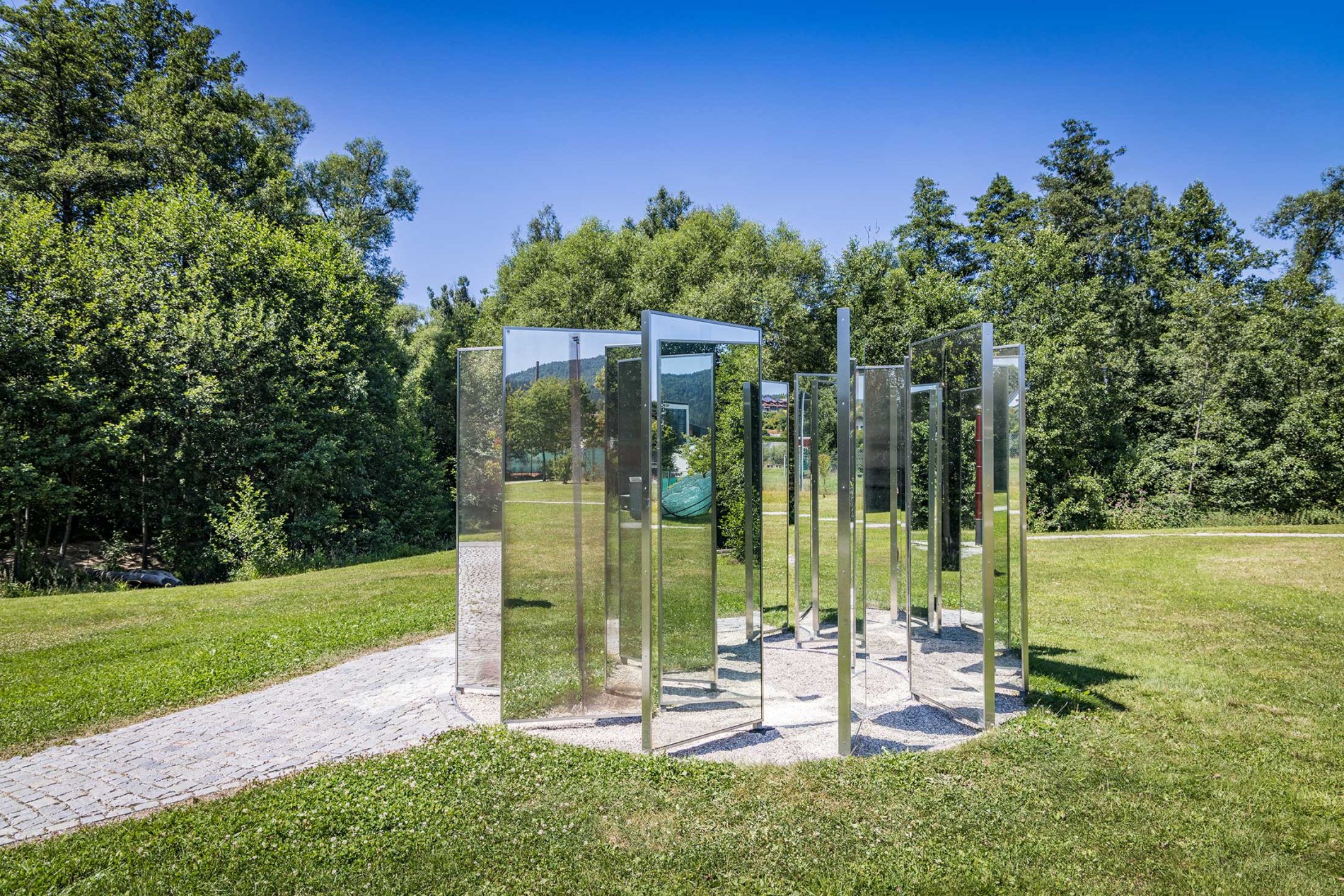 Kunstobjekt Gläserne Gärten
