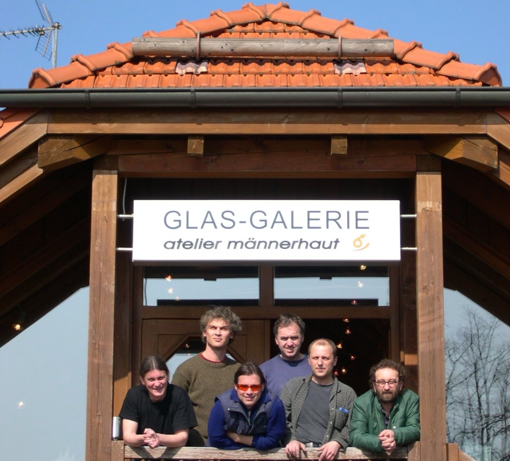 Die Künstler der Glas-Galerie Atelier Männerhaut in Zwiesel