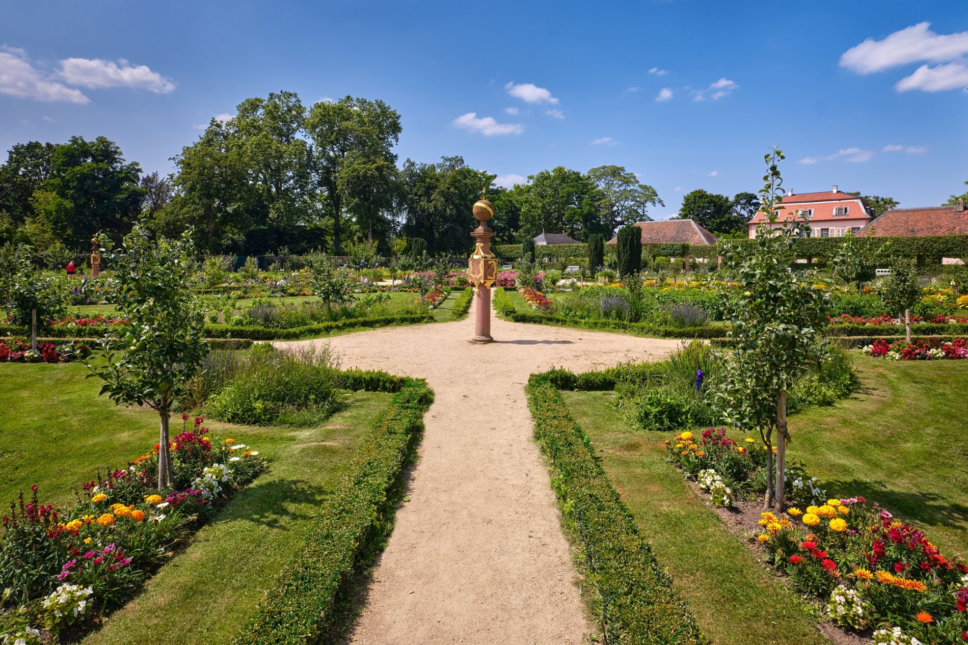 View of the Prince-Georg-Garden in Darmstadt