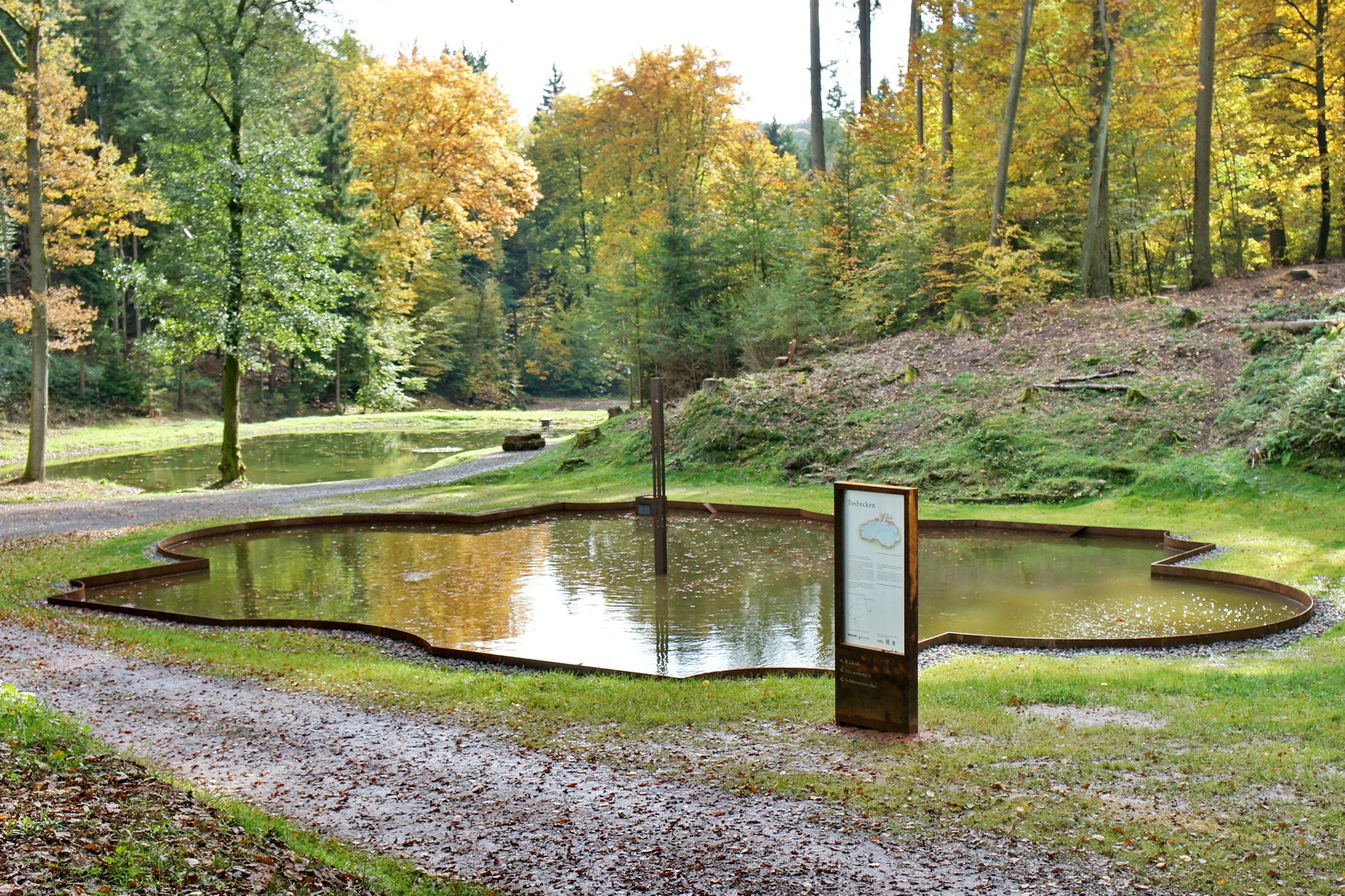 Tosbecken im WaldPark Schloss Karlsberg