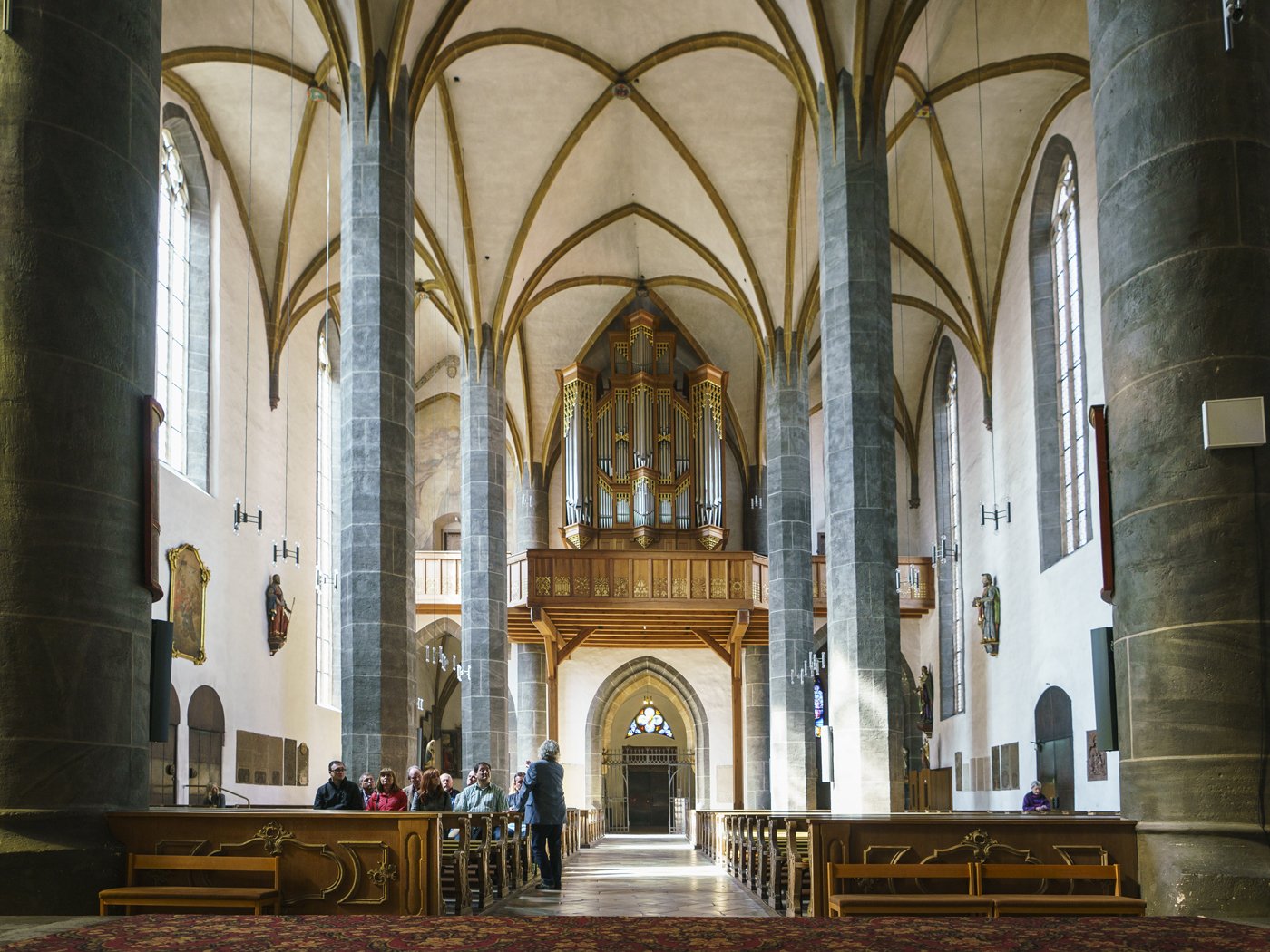 Das beeindruckende Innere des Münsters St. Johannes