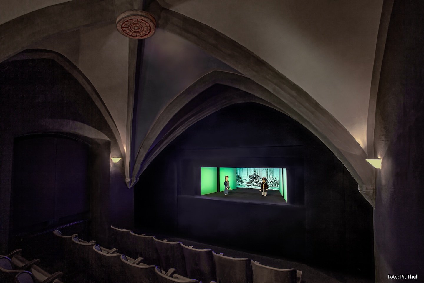 Theaterraum des LIMA: Gotische Hauskapelle aus dem Mittelalter