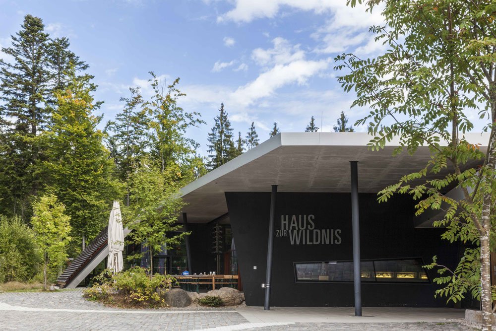 Das Informationszentrum Haus zur Wildnis im Nationalparkzentrum Falkenstein bei Ludwigsthal