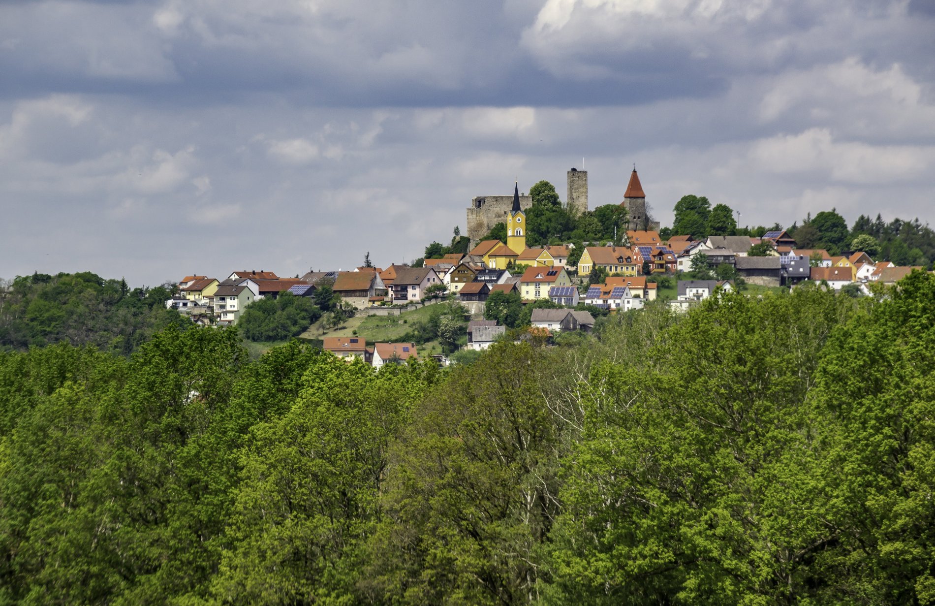 Die Burgruine Leuchtenberg ist ein beliebter Festspielort