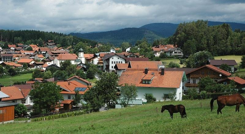 Der staatlich anerkannte Erholungsort Langdorf im Bayerischen Wald