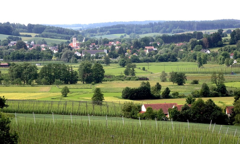 Aussicht auf Rudelzhausen