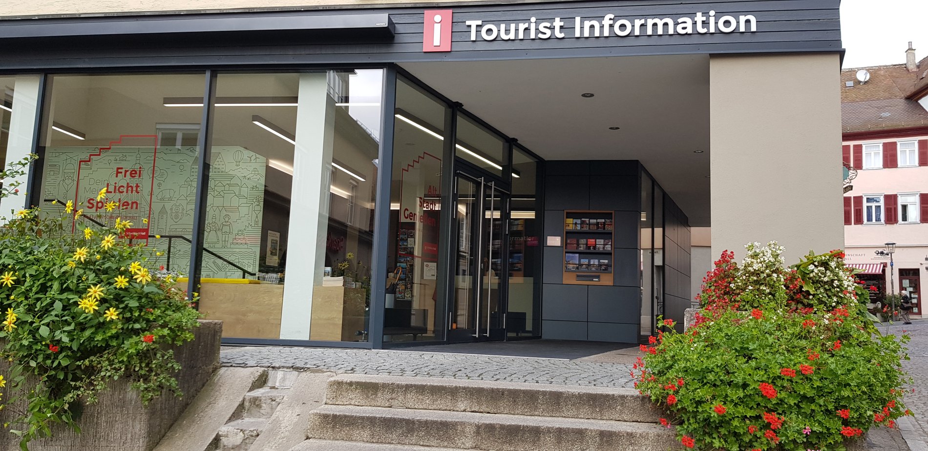 Entrance area, Tourist Information Schwäbisch Hall