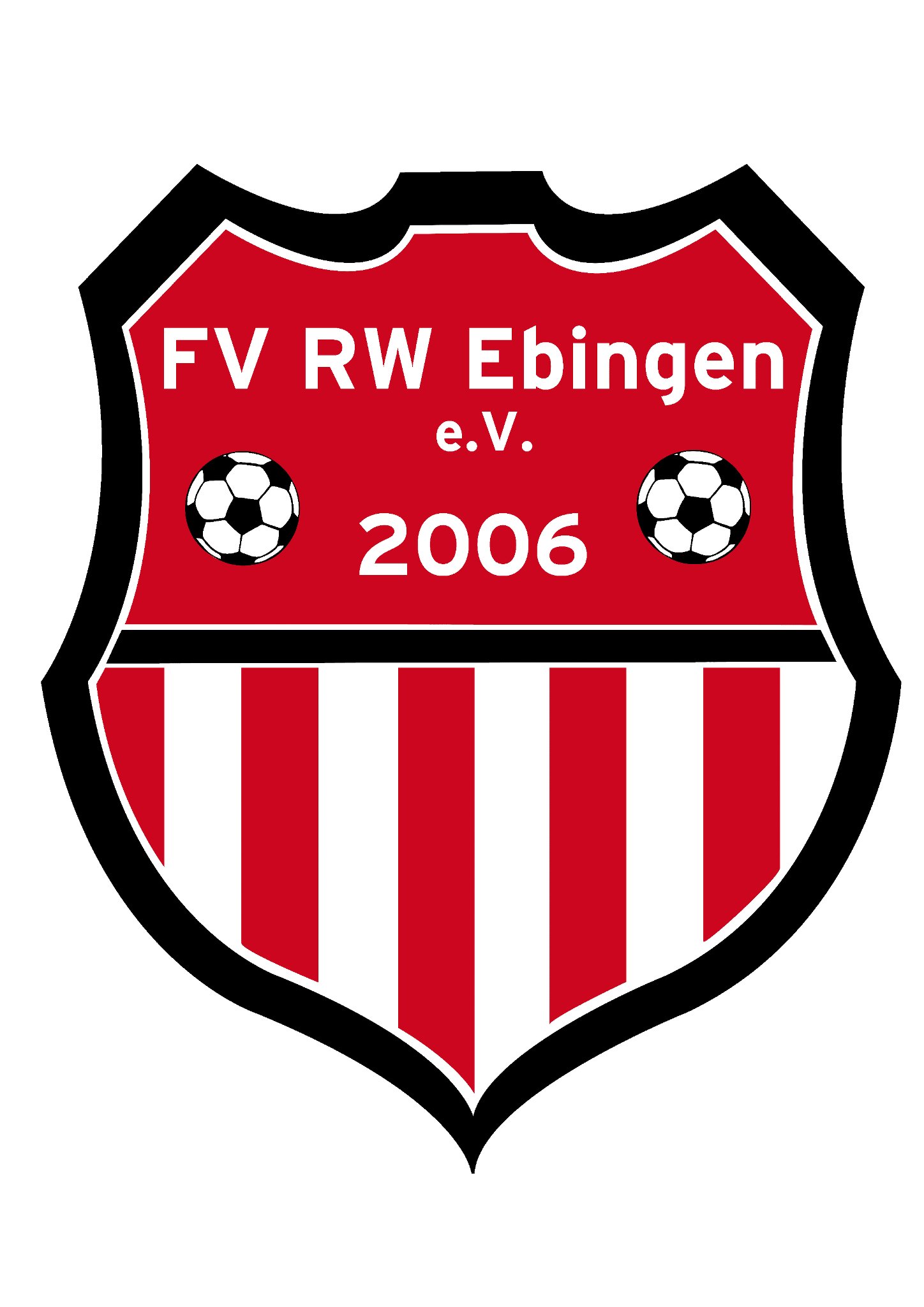Sport in Albstadt: Logo des Fußballvereins Rot-Weiß Ebingen e. V.