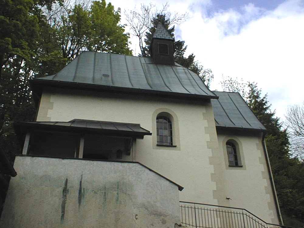 Blick auf die Erasmus-Kapelle in Buchberg, Ortsteil der Gemeinde Hohenau
