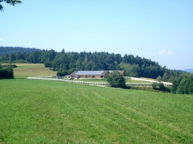 Blick auf die Mulberry-Ranch in Prackenbach im Viechtacher Land