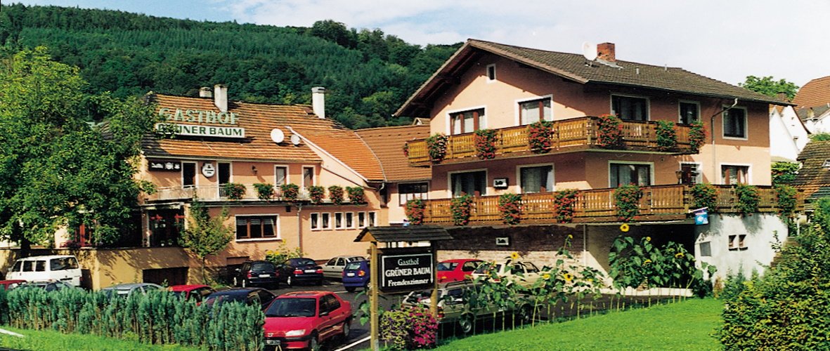 Außenansicht Hotel-Restaurant Grüner Baum / Odenwald
