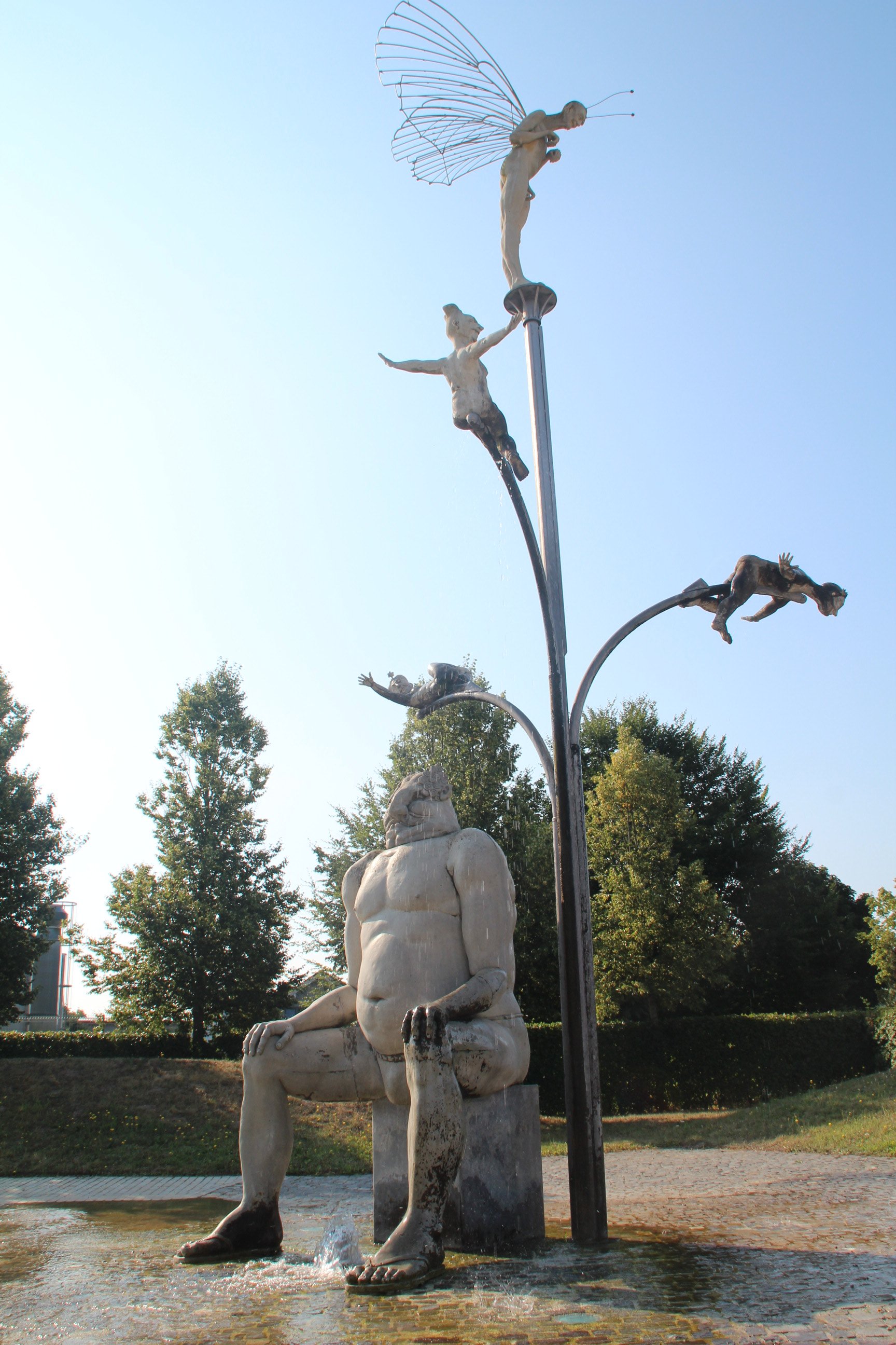 Jungbrunnen im Seepark von Künstler Peter Lenk