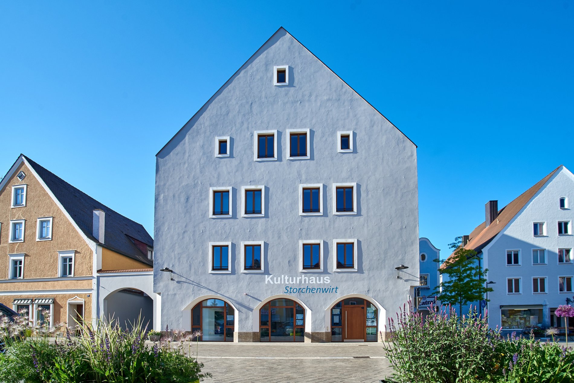Das Kulturhaus Storchenwirt am Stadtplatz in Neustadt a.d.Donau beherbergt u.a. ein interaktives Museum.