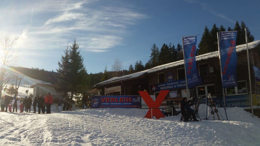 Skischule und Skiverleih Sepp Schneider am Geißkopf im Bayerischen Wald