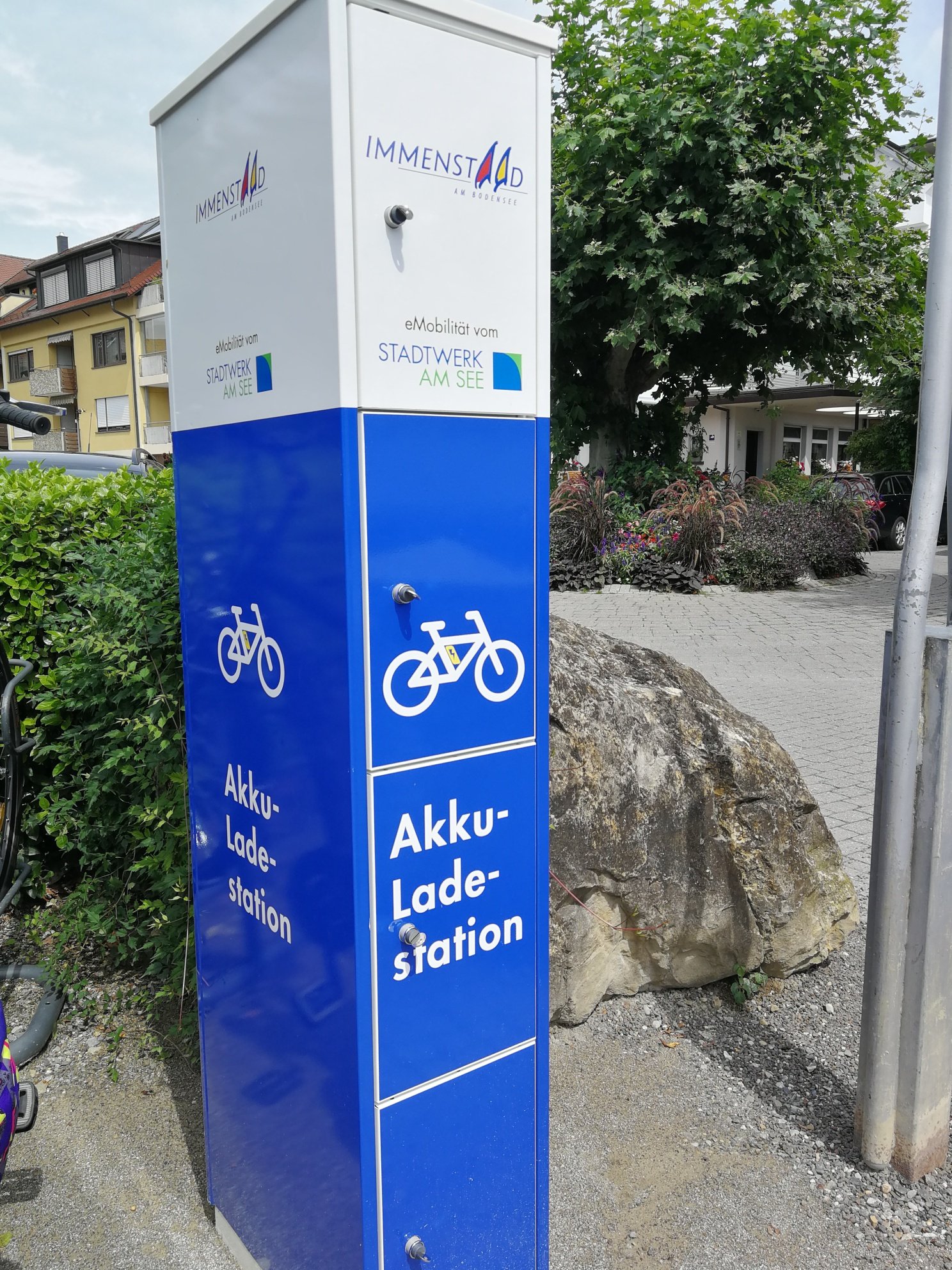 E-Bike Ladesäule am Landesteg in Immenstaad