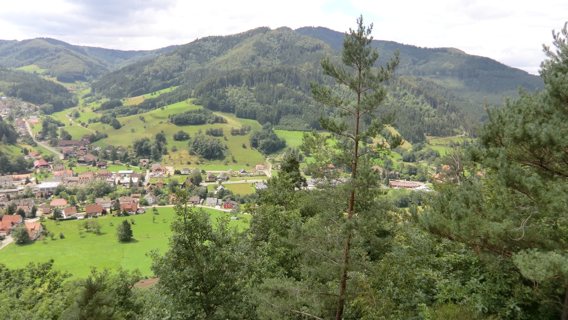 Blick vom Moserstein auf Gutach