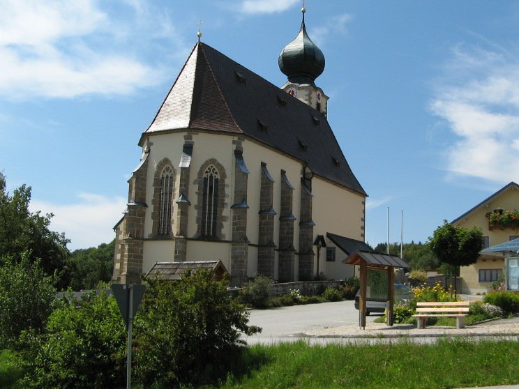 Die katholische Pfarrkirche Preying in der Gemeinde Saldenburg