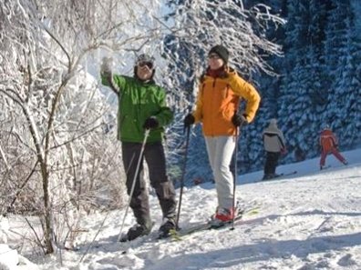 Wintertraum für Skifahrer beim Skizentrum Voithenberg