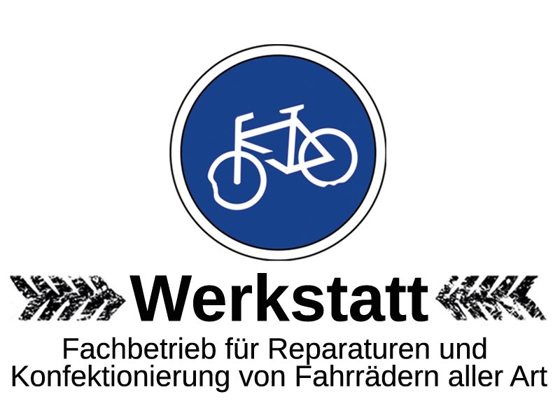 Logo Fahrradwerkstatt Schwarz