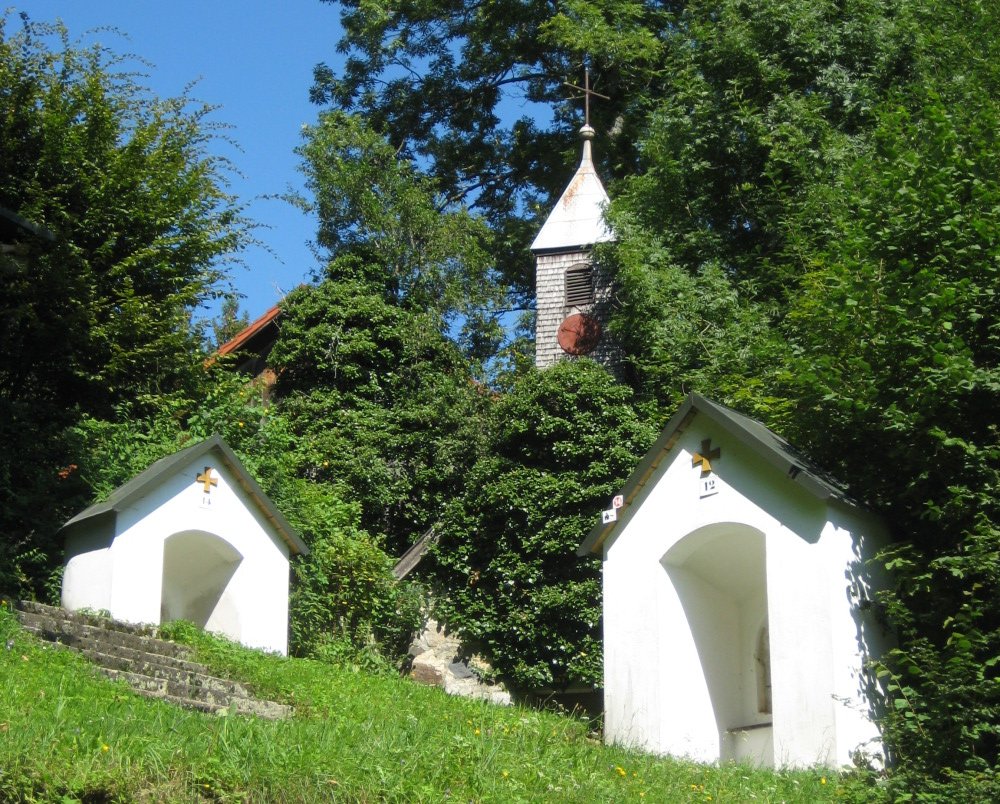 Kapellen auf dem Kalvarienberg in Gotteszell