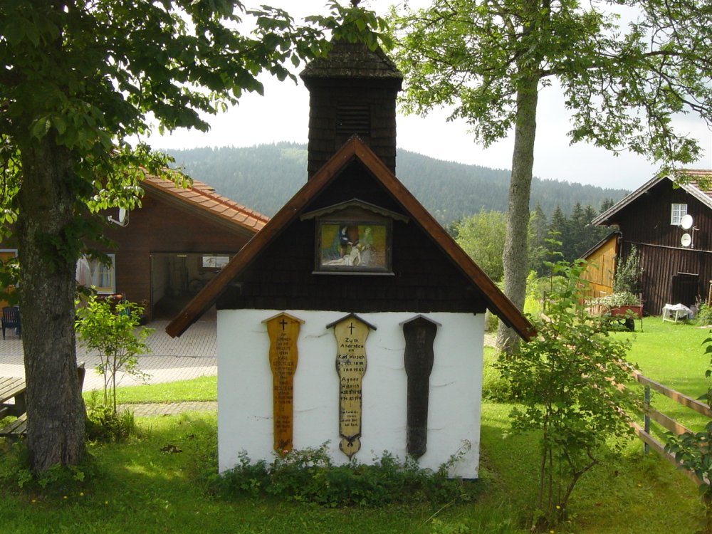 Sedlmeier-Kapelle in Oberlüftenegg in der Gemeinde Frauenau im ArberLand Bayerischer Wald