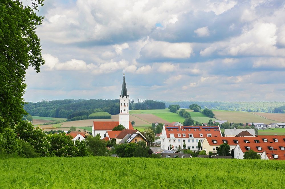 Panorama der Gemeinde Hohenkammer