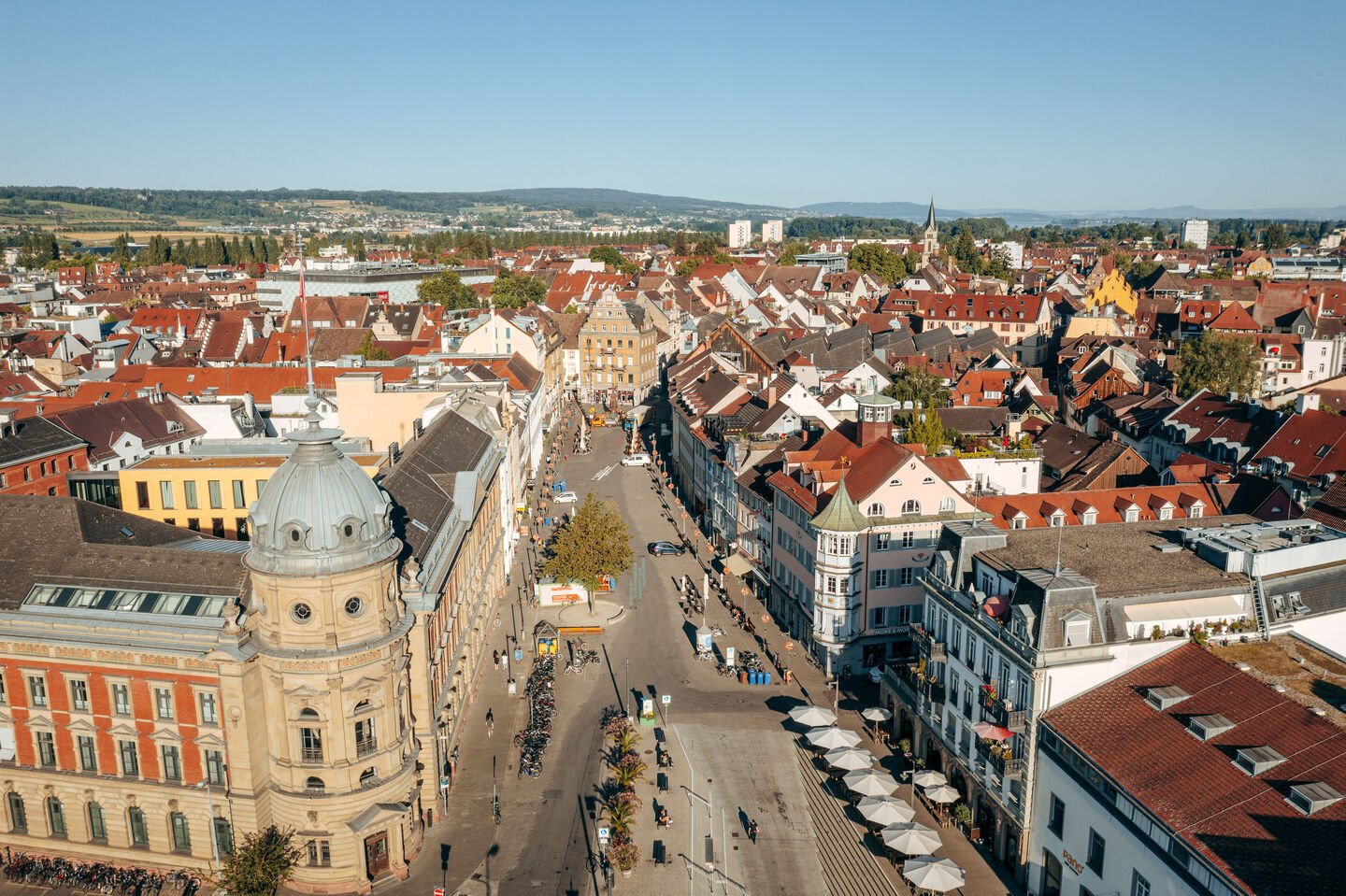 Luftbild der Marktstädte