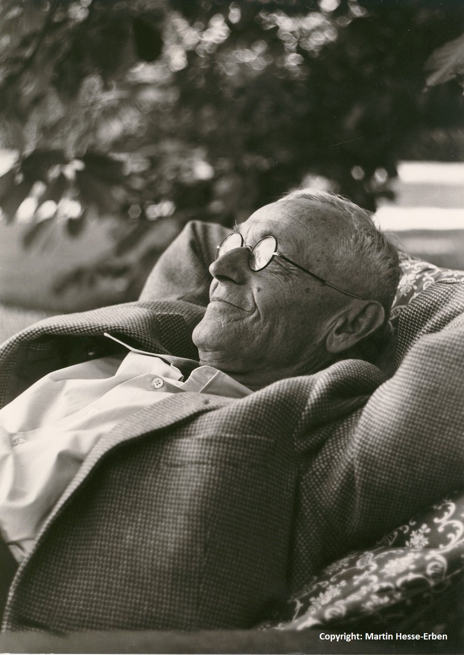 Hermann Hesse in Bremgarten Juni 1951