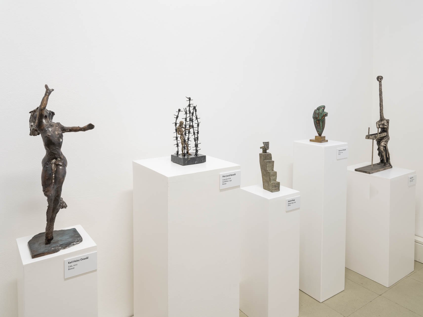 Skulpturen zum Thema Mensch in der Hochheimer Kunstsammlung