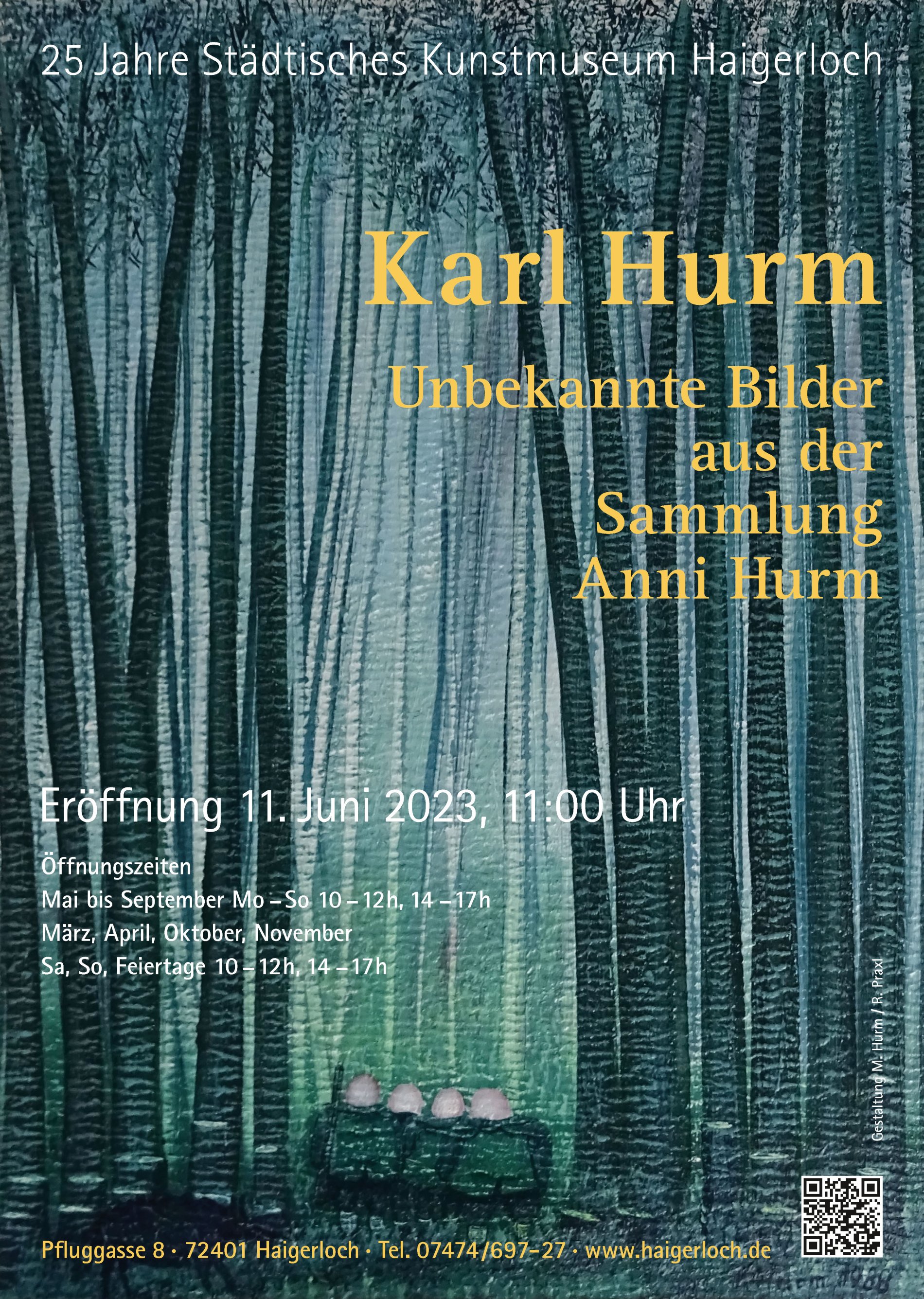 Plakat 25 Jahre Museum Karl Hurm