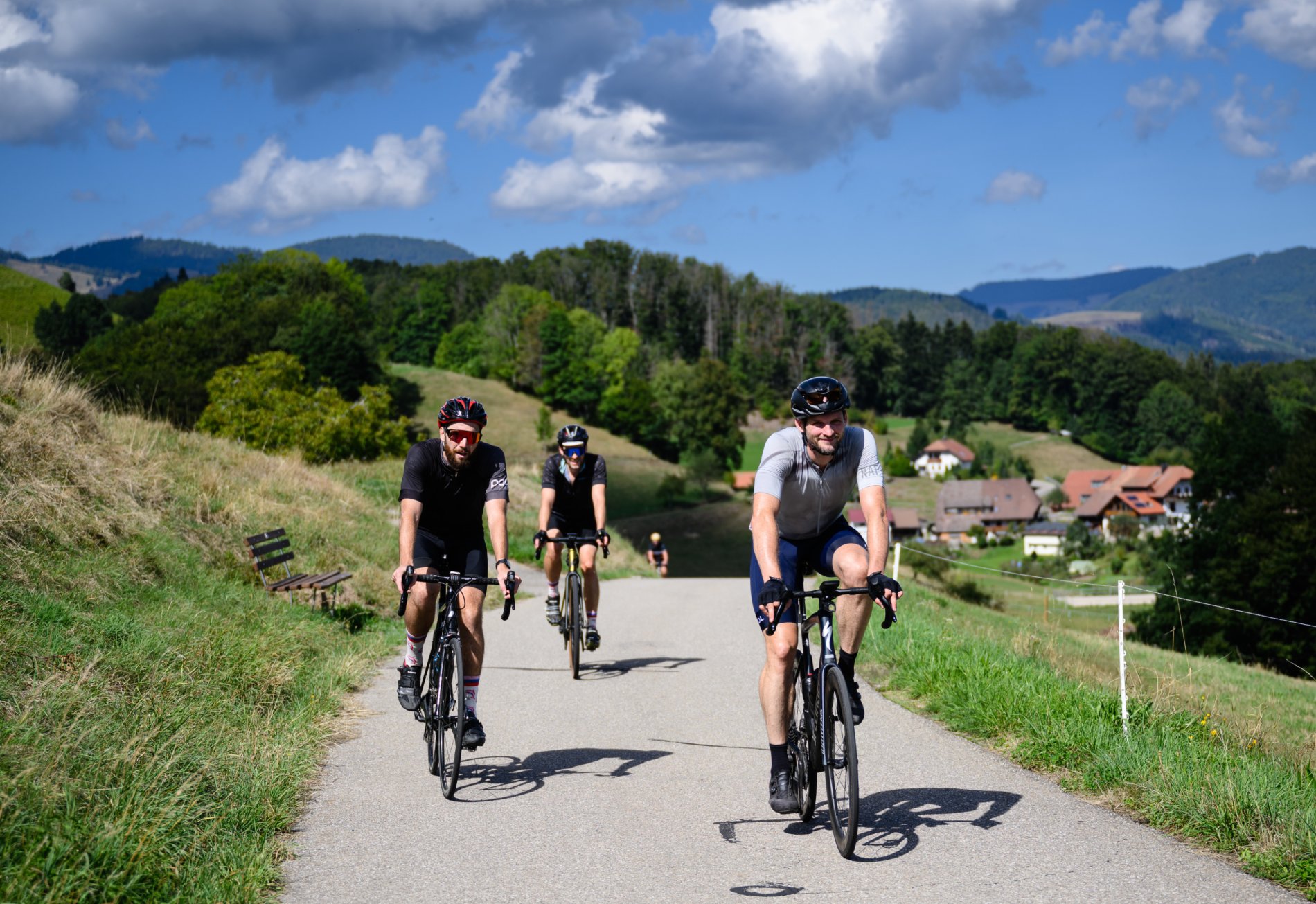 Schwarzwald Super Rennradmarathon 2022 Fahrt bergauf