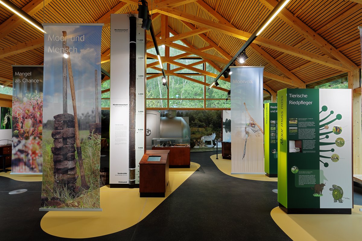 Moorausstellung im Naturschutzzentrum Wilhelmsdorf